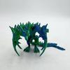 3D-печатная лазерная многоцветная градиентная фигурка трёхголового дракона, модель, подходит для украшения рабочего стола в помещении, декора комнаты
