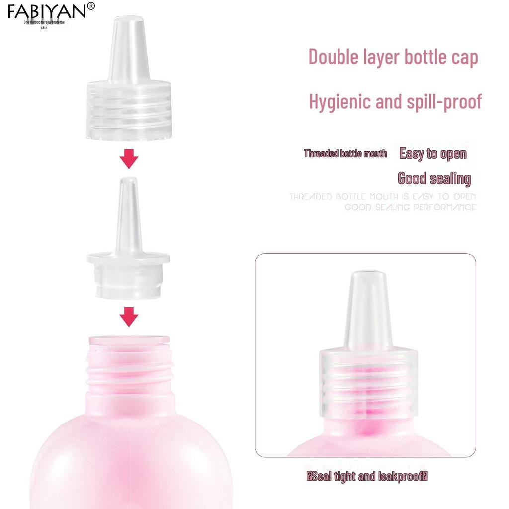 Многоразовая пластиковая туба с дозатором для лосьона, средства для умывания, крема, средства для снятия лака - Острый наконечник, Удобно для путешествий, В наличии