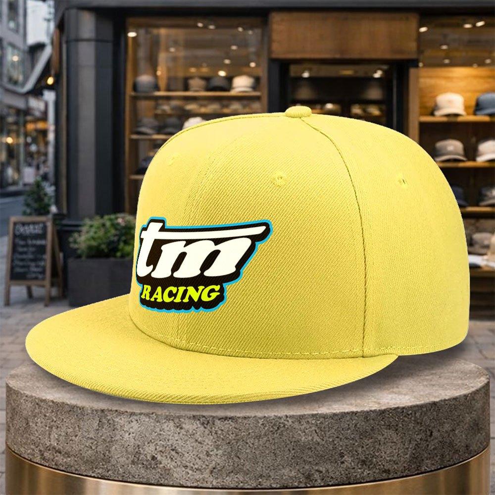 pc TM Racing Printed Baseball Cap Unisex Flat Brim HipHop Hat Street Fashion Outdoor Sports Baseball Cap Flat Brim Hat Suit