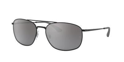 Солнцезащитные очки 0RB3654 ЧЕРНЫЕ Размер 60 Япония Ray-Ban (Свободный размер)