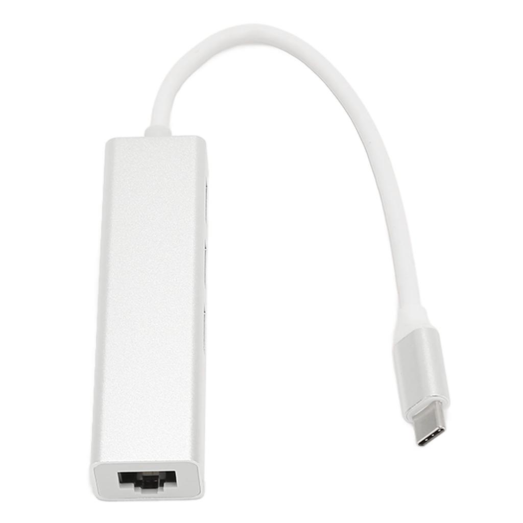 USB C Adapter Professional High Speed Data Transfer Compact RJ45 Docking Station for USB C Devices