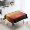 Sunset Tablecloth Natural World Landscape  Stain Resistant Waterproof Rectangular  Kitchen Table Home Decor
