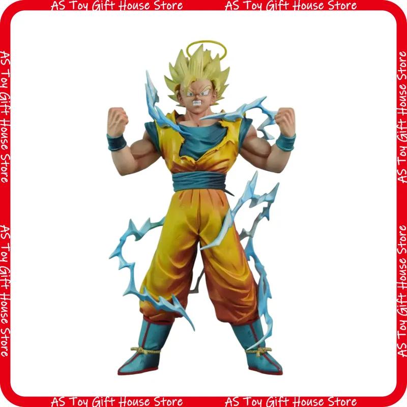 Фигурка Сон Гоку Супер Сайян 2 из Dragon Ball Super Аниме Коллекционная ПВХ Статуя Модель Настольное Украшение Подарок Для Взрослых Поклонников Аниме