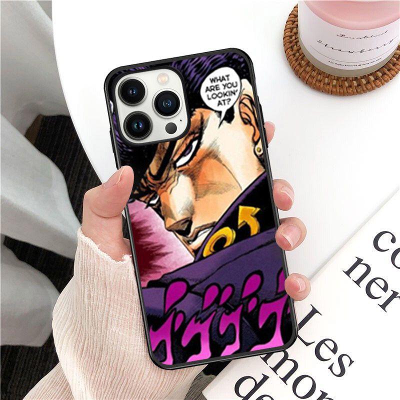 Мягкий чехол для телефона JoJo's Bizarre Adventure JOJO для iphone 14pro 11pro 12 13pro max 5S 6s xs 7 8plus SE xr 12mini Coque, чехлы