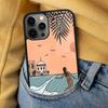 Japanese Surfers Soft Phone Case for iPhone 17 Air 16e Pro max 15 Pro 13 14 Plus 11 12 MagSafe Magnetic Coque