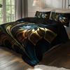 Modern Abstract Marble Bedding Set Breathable All-Season Duvet Cover With 2 Pillowcases Machine Washable Home Dorm Decor