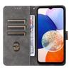 Кожаный чехол с держателем для карт и подставкой для Samsung A15 4G/5G - В комплекте шнурок и защитная крышка
