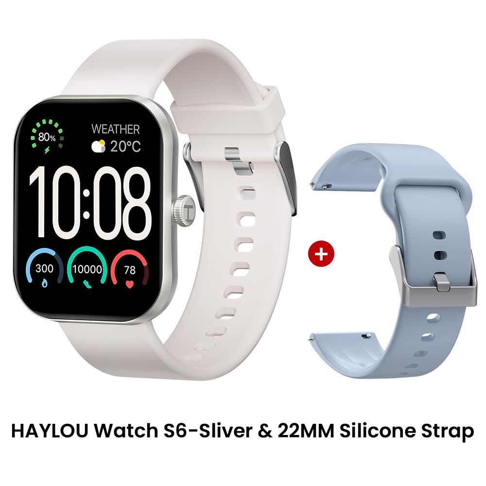 HAYLOU Watch S6 Умные часы 2,01" HD-дисплей Умные часы Bluetooth Голосовые вызовы IP68 Водонепроницаемые Отслеживание активности Умные часы