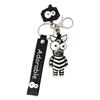 Adorable Silicone Cartoon Giraffe Keychain Cute Novelty Bag Charm Accessories