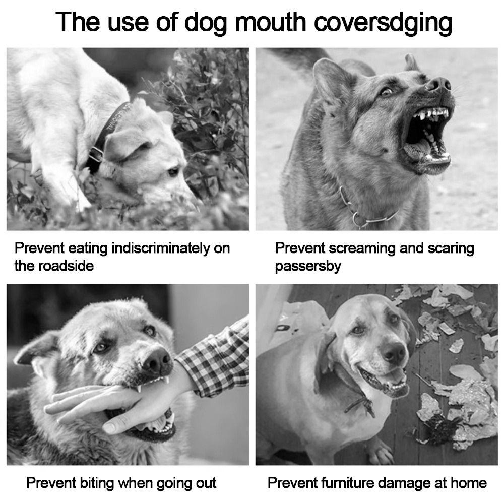 Anti Barking Pet Muzzle Anti-biting Dog Mouth Guard Soft Dog Muzzle Pet Supplies