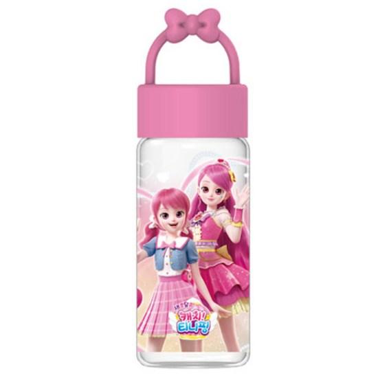 Leburn Children's Sweet and Sour Catch Tiniping Ribbon Handle Water Bottle Hatching, a Popular Character In Korea