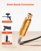 VEVOR PCP Air Compressor, 4500PSI/30Mpa Portable PCP Airgun Compressor with Built-in Converter & Fan Cooling System