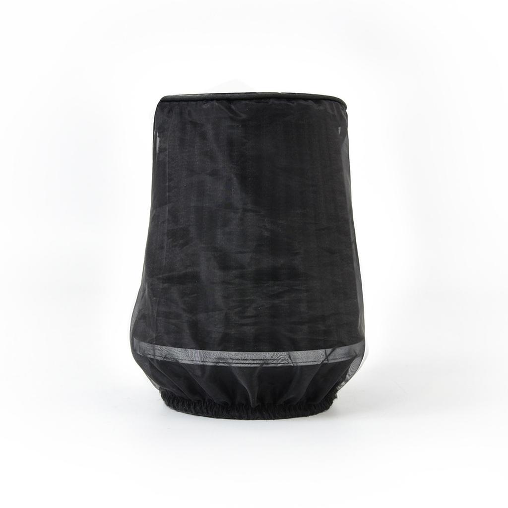 Universal Car Filter Protective Cover Oilproof for Cylindrical High Intake Filters Black AIB01