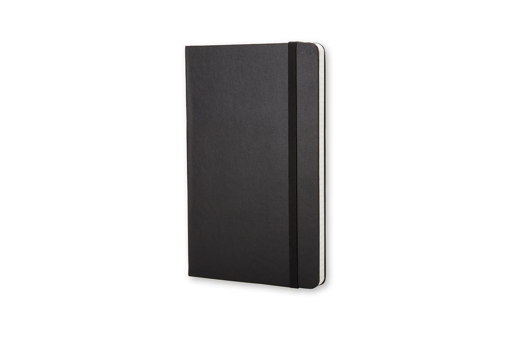 Блокнот Moleskine Note Classic в твердом переплете, большой размер 13 см x высота, черный QP061 (Ширина 21см)
