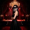Rhinestone Masquerade Mask Glitter Halloween Mask Costume Half Face Mask  Prom Costume