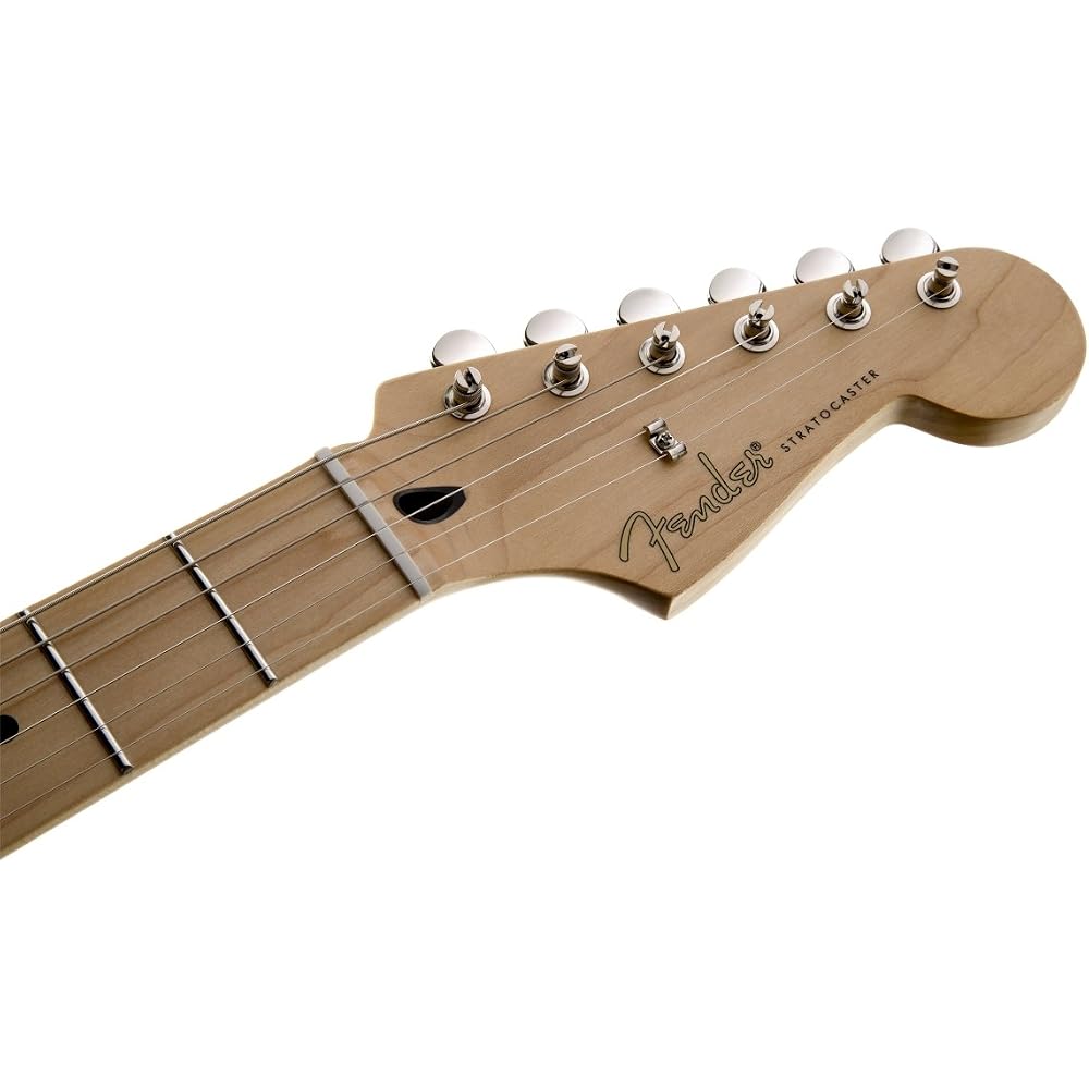 Fender Jimmie Vaughan Tex-Mex™ Strat® Electric Guitar, Maple Fingerboard, Olympic White