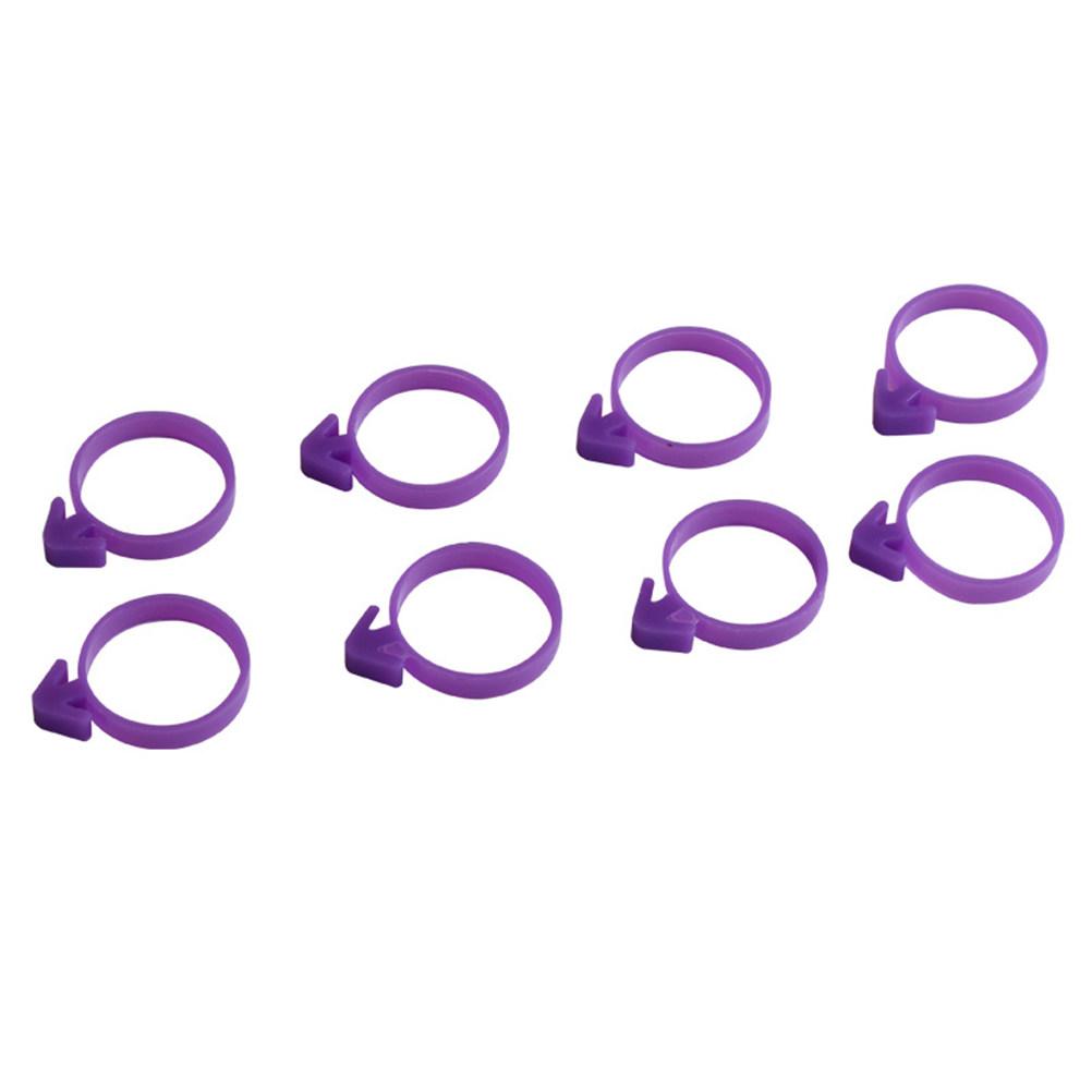 50Pcs Cake Bag Sealing Ring Silicone Icing Bag Tie Band Heat Resistant Dishwasher Safe Comfortable Eco Friendly Baking Accessory