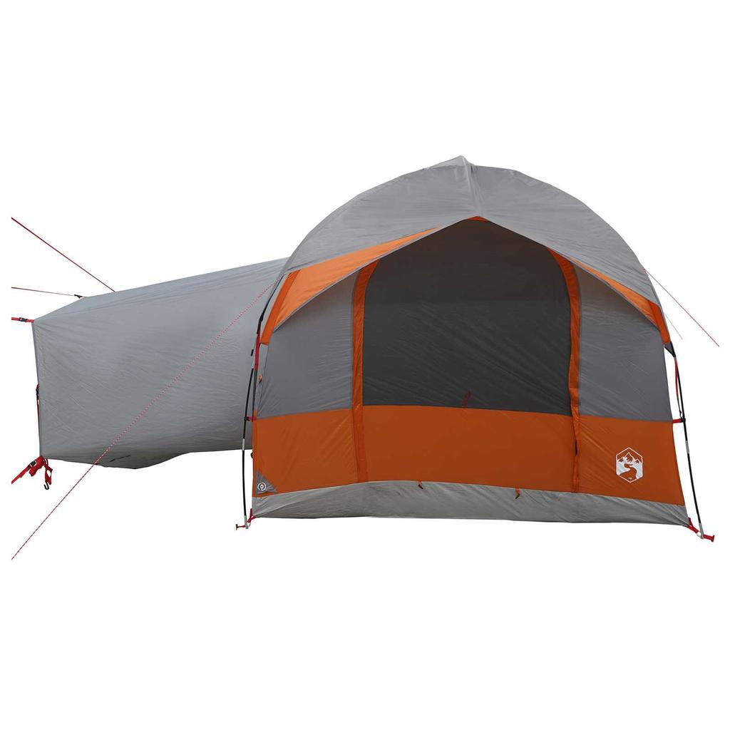 Tailgate Tent with Rain Fly Water Repellent Gray and Orange