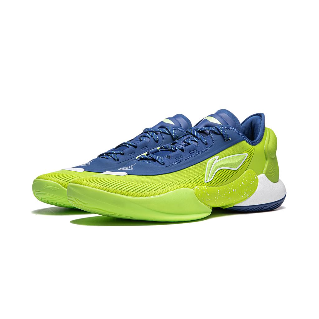 Li Ning Yushuai 18 V2 Амортизация Скользкие Устойчивые к истиранию Легкие Упругие Низкие Баскетбольные кроссовки Мужские ABAU025-7