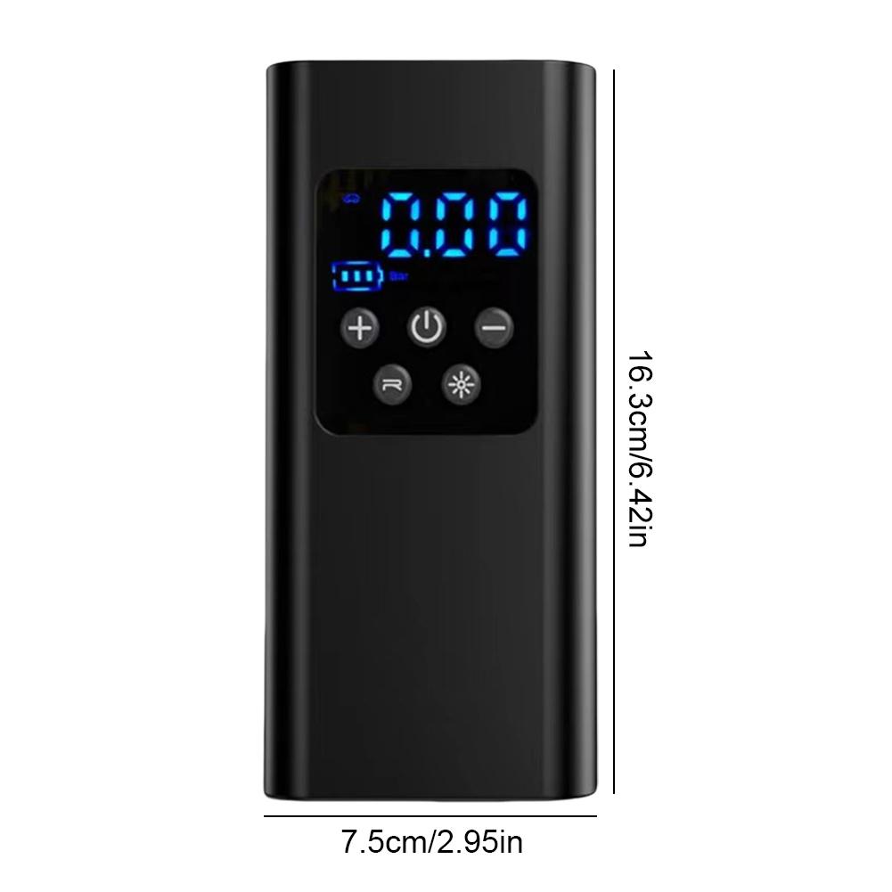 Автомобильный надувной насос для шин 150 фунтов на кв. дюйм, цифровой инфлятор, надувной насос, цифровой ЖК-дисплей со светодиодной подсветкой для автомобилей, мотоциклов, велосипедов