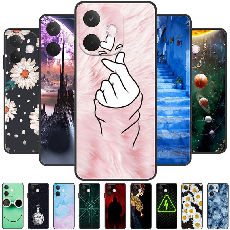 Для Oppo A5 Pro 5G Мягкий чехол Цветы Модный Силиконовый TPU Бампер Чехол для телефона Для Oppo A 5 Pro 5G Милые Защитные Fundas Чехлы