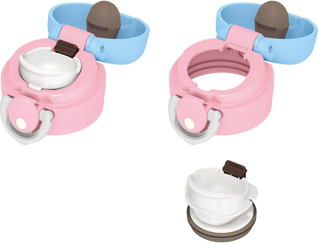 Thermos Бутылка для воды с вакуумной изоляцией, мобильная кружка 350 мл, небесно-голубая, SKY JNR-353G