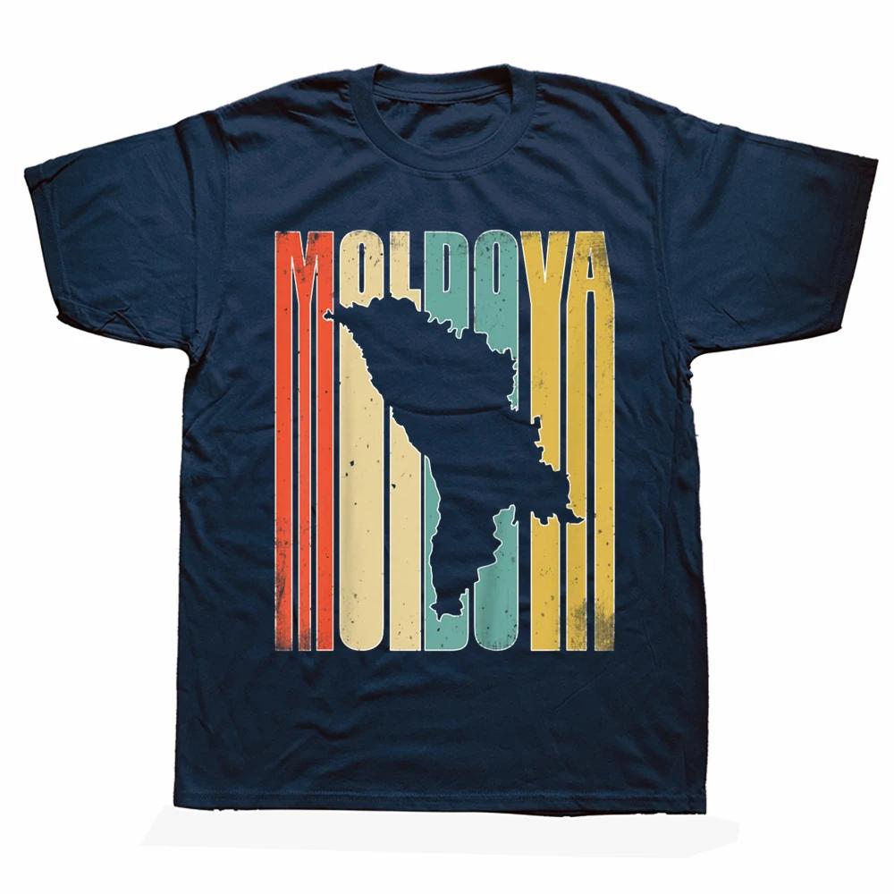 Novelty Awesome Vintage Moldova T Shirt Graphic Cotton Streetwear Short Sleeve Birthday Gifts Summer Style T-shirt Clothing