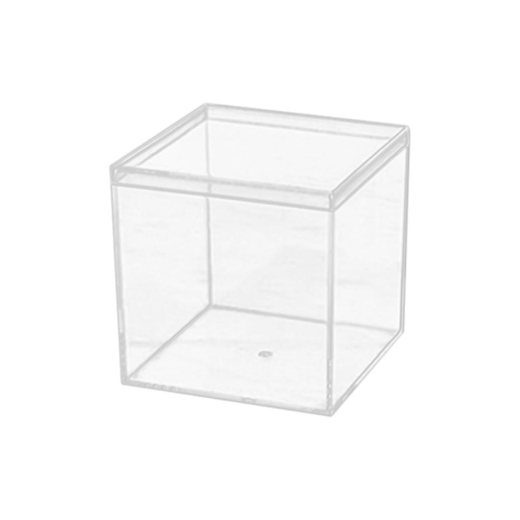 Прозрачная коробка Пластиковая Акриловая Квадратная коробка Крышка с землей Конфетница Ручной работы Упаковочная коробка для демонстрации