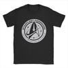 Stars Treks Discovery United Federation T Shirt for Men Cotton T-Shirts Round Collar Tee Shirt Short Sleeve Clothing Graphic