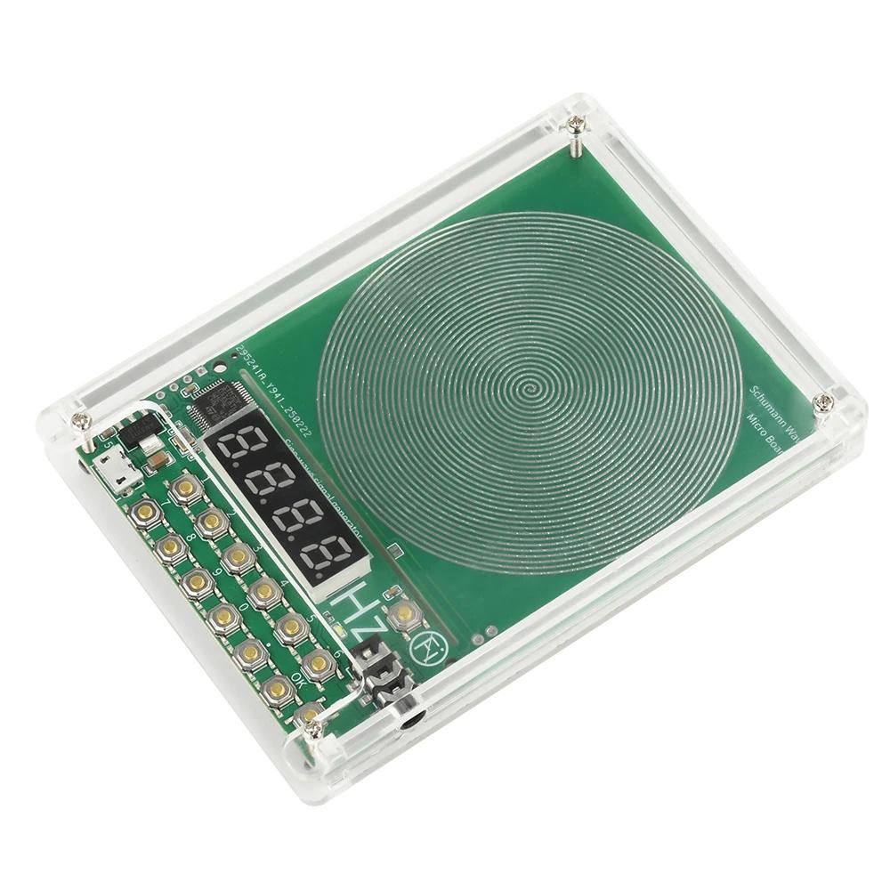 DC 5V 0.01Hz~100000Hz Adjustable Frequency 7.83HZ Schumann Wave Generator Sine Wave Signal Generator Micro USB Interface