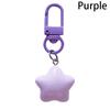 1 Pcs Cute Stars Keychain Pendant Keyring For Girls Backpack Charm Headphone Case Accessory Creative Gifts