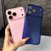 Тонкий матовый мягкий ТПУ чехол для телефона Для For Iphone Air 17 16 Pro Max 16Plus Мгновенно Повернуть17 Пленка для объектива Защита Полупрозрачная крышка Funda