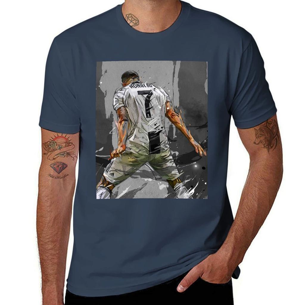 Painting Cristiano Art TShirt Standard Fit Solid Tee Shirt TShirt