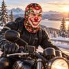 Новинка, полнолицевая лыжная маска с 3D-принтом Старика, Зимняя, Ветрозащитная для Холода, Солнцезащитные Очки Не Включены