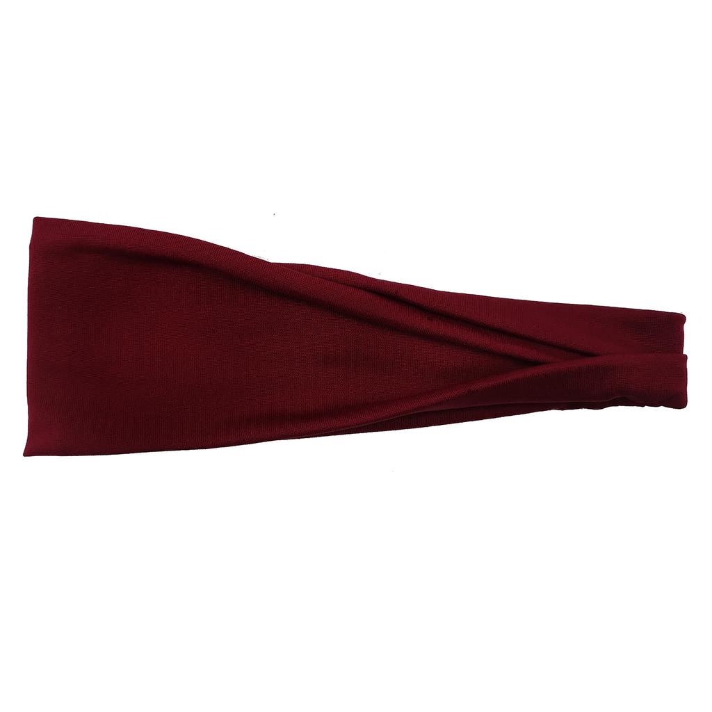 Women Solid Color Elastic Hair Bands Yoga Headband Fashion Turban Makeup Hair Hoop Vintag Headwrap Hair Accessories