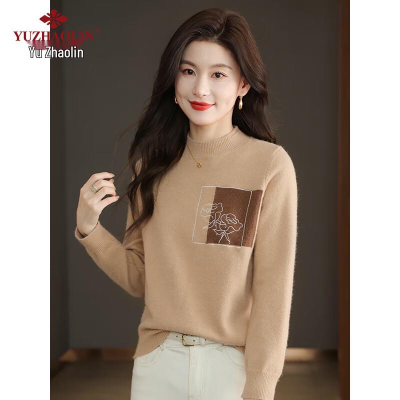 Yu Zhaolin Women's Casual Long Sleeve Knit Sweater