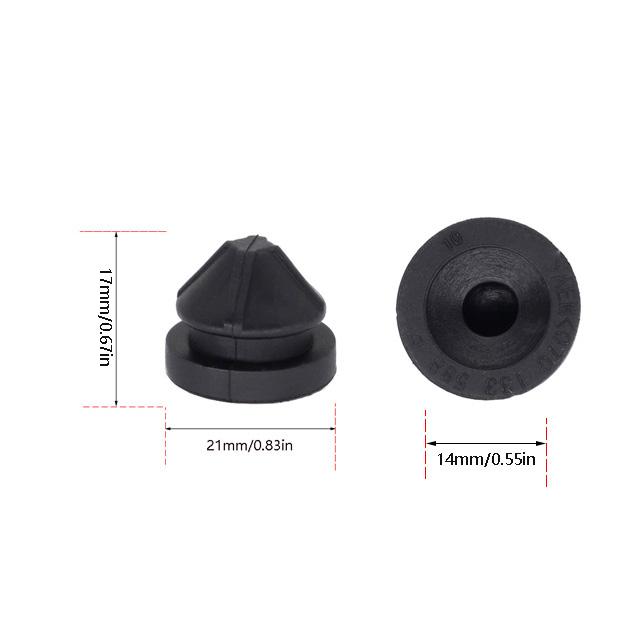 4X Rubber Bonnet Hood Air Intake Filter Grommet Mount Bushing Buffer Cushion for VW CC Golf Sportsvan Touran Passat Sharan Polo