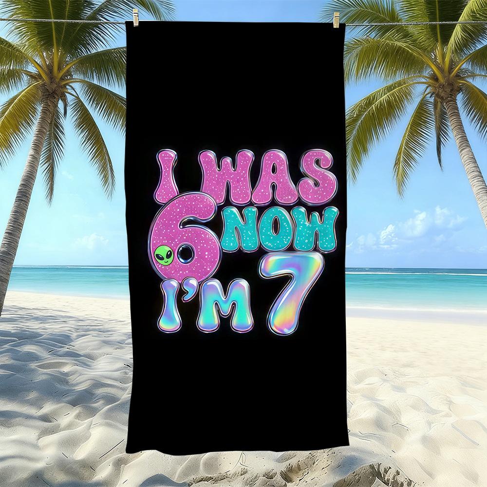 Explosive 67 Digital Printed Beach Towel Sand-Proof Absorbent Bath Towel Seaside Vacation Quick-Drying Towel