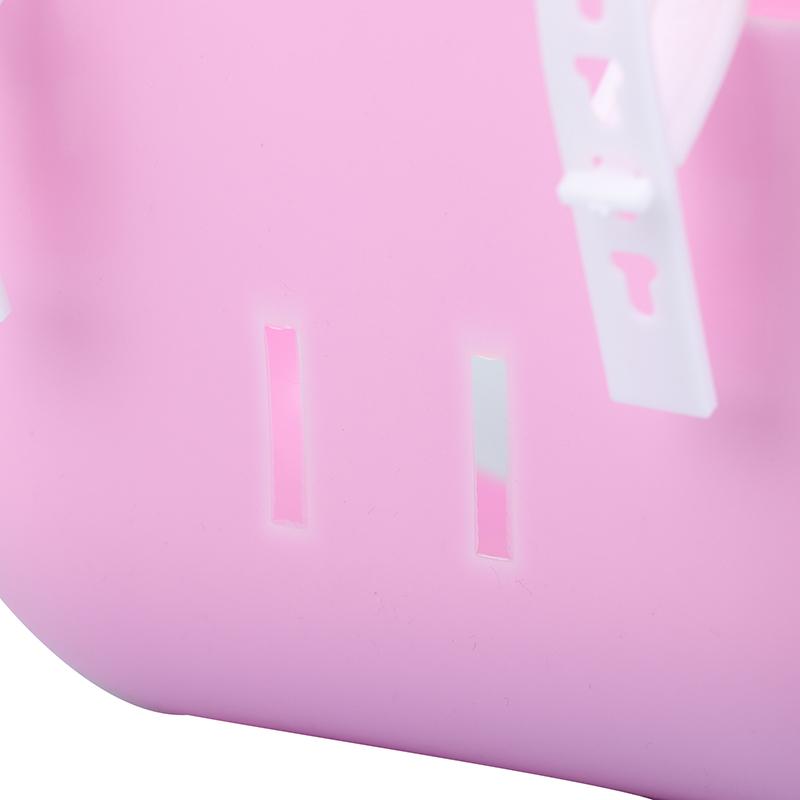 Детский велосипед, сиденье для куклы, корзина с держателем для детского велосипедного руля, украшение для детского велосипеда, детское сиденье для куклы, розовый, фиолетовый