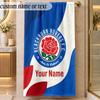 Beach TowelBlackburn Rovers Football Custom Name Text Personalized Soft Towel for Beach Pool Indoor Home Decor Gift