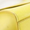 CELINE Trapeze Small Handbag 174683 yellow Calfskin Women Used