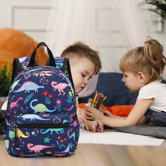 Мини-рюкзак для малышей, большая вместимость, застежка-молния, можно стирать в машине, не выцветает, детский рюкзак, многоцелевая школьная сумка