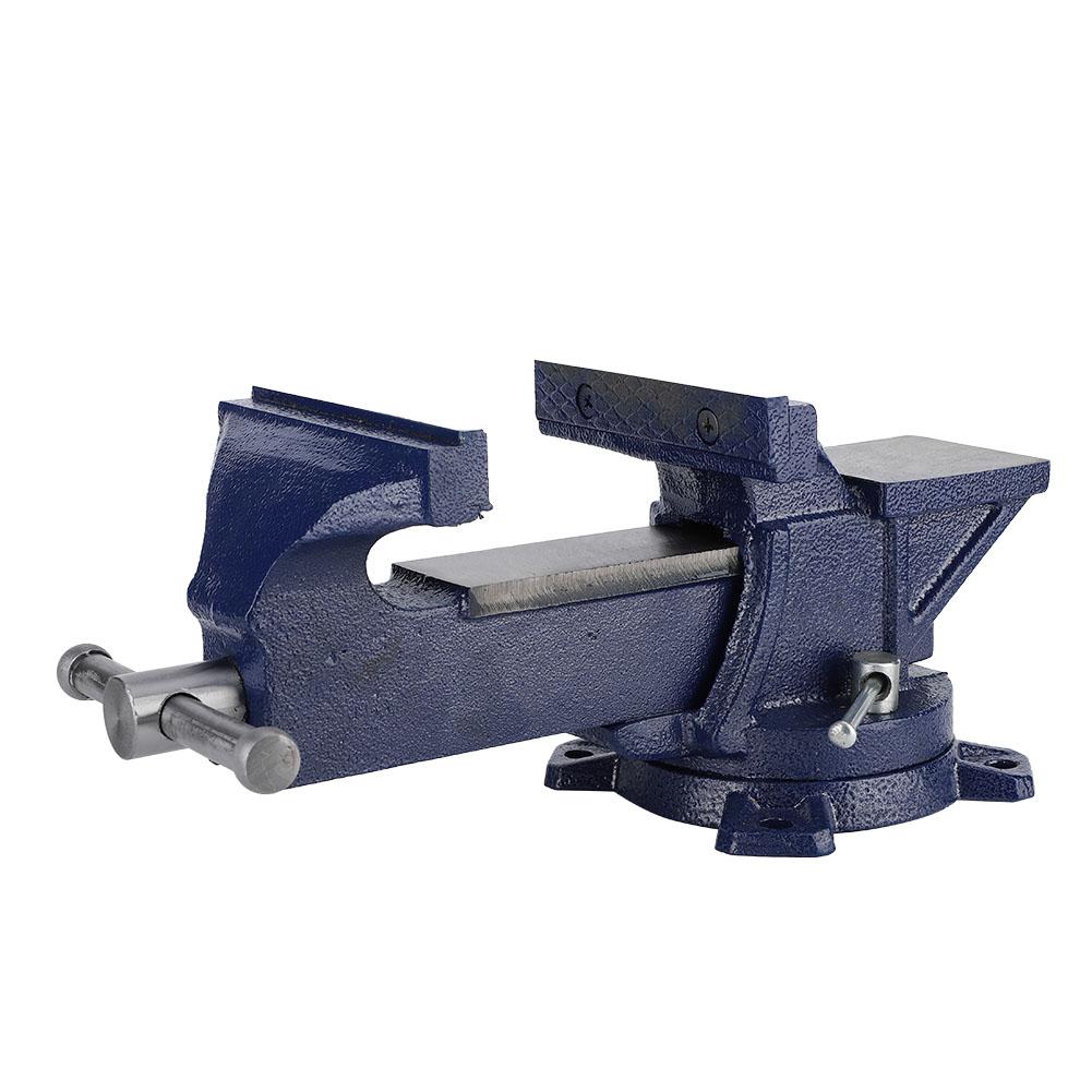 5 Bench Vise 360 Degrees Swivel Base Heavy Duty Tabletop Clamp with Anvil