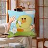 Cute Cartoon Art Duck Pillow Gift Home Office Decoration Bedroom Sofa Car Cushion Cover case 45x45