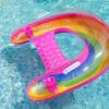 Rainbow U-shaped Inflatable Floating Lounge Chair