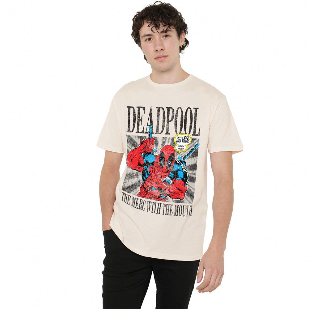 Deadpool Mens Merc With The Mouth T-Shirt