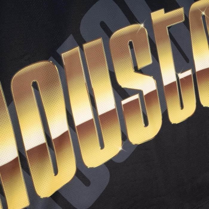 Майка - Хьюстон Рокетс - Большое Лицо 4.0 - 100% Полиэстеровая сетка - Увеличенная печать - Круглый вырез