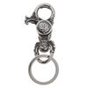 Artemis Classic Rose Lobster Key Silver and Brand Silver Key Key Key Stainless Steel Keychain, Ring, ACK0056, Accessory, Men's Women's, Jewelry,