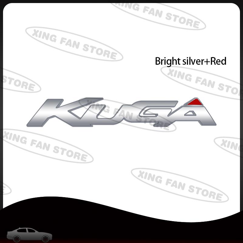 WGL2 Auto Styling For Ford Kuga Lettering Emblem ST Line Vignale EcoBoost MK2 MK3 Car Rear Trunk Badge Decal Body Sticker Accessories