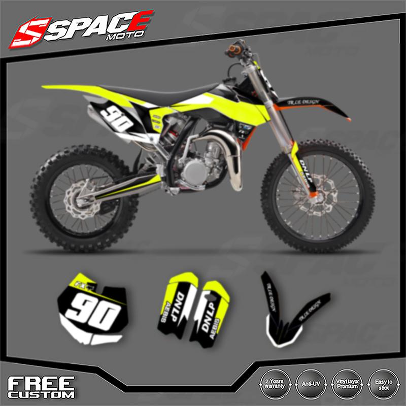 SPACE Индивидуальная графика для мотоцикла Фон Наклейка для KTM SX SX85 2013 2014 SX85 2015 2016 2017 Комплект наклеек